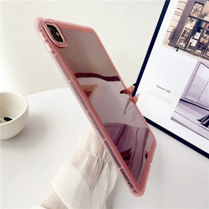 For iPad Pro 11 (2024) Case Glitter Soft Flexible TPU Tablet Cover
