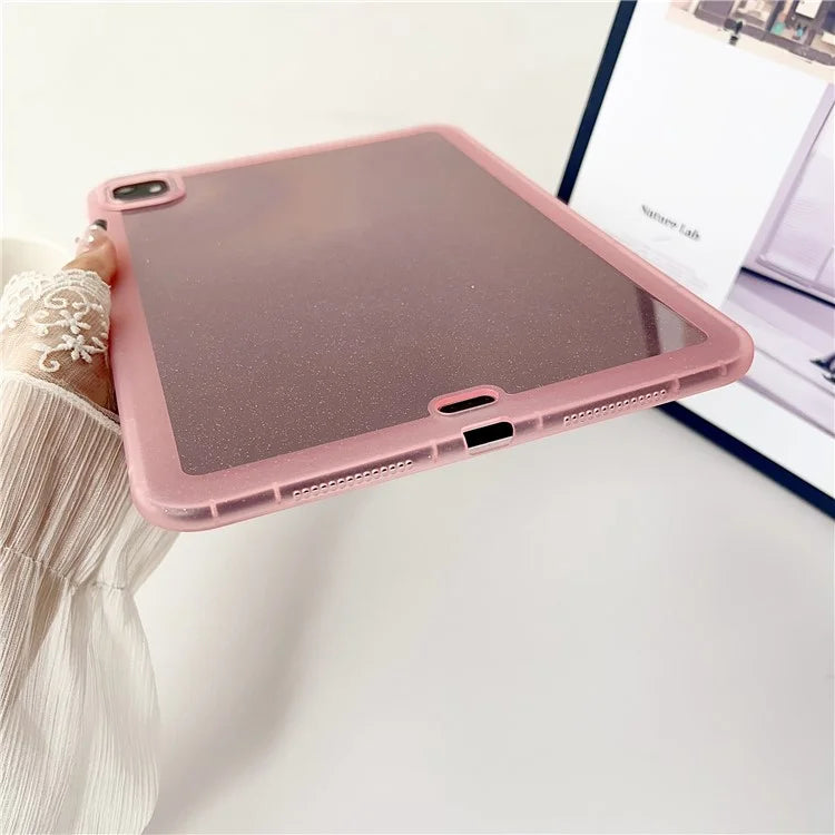 For iPad Pro 11 (2024) Case Glitter Soft Flexible TPU Tablet Cover