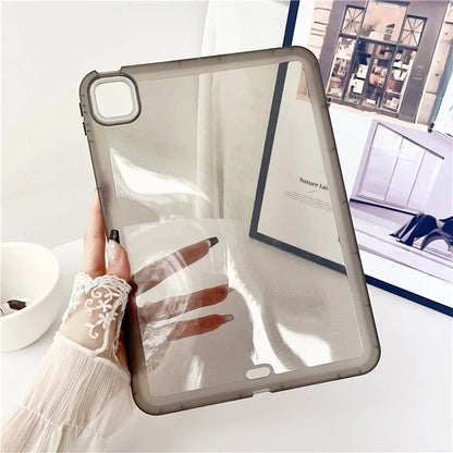 For iPad Pro 11 (2024) Case Glitter Soft Flexible TPU Tablet Cover