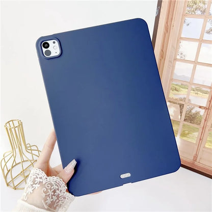 For iPad Pro 11 (2024) Case Skin-Touch Soft TPU Tablet Protective Cover