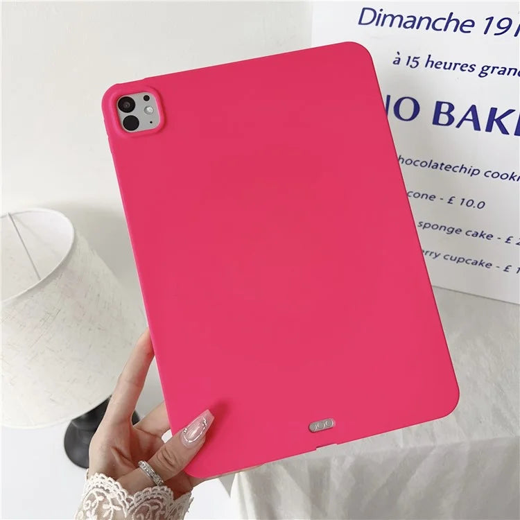 For iPad Pro 11 (2024) Case Skin-Touch Soft TPU Tablet Protective Cover