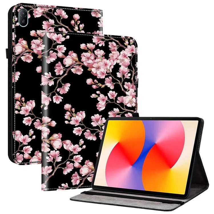 For Huawei MatePad SE 11 Case Pattern Print PU Leather Stand Tablet Cover with Card Slots