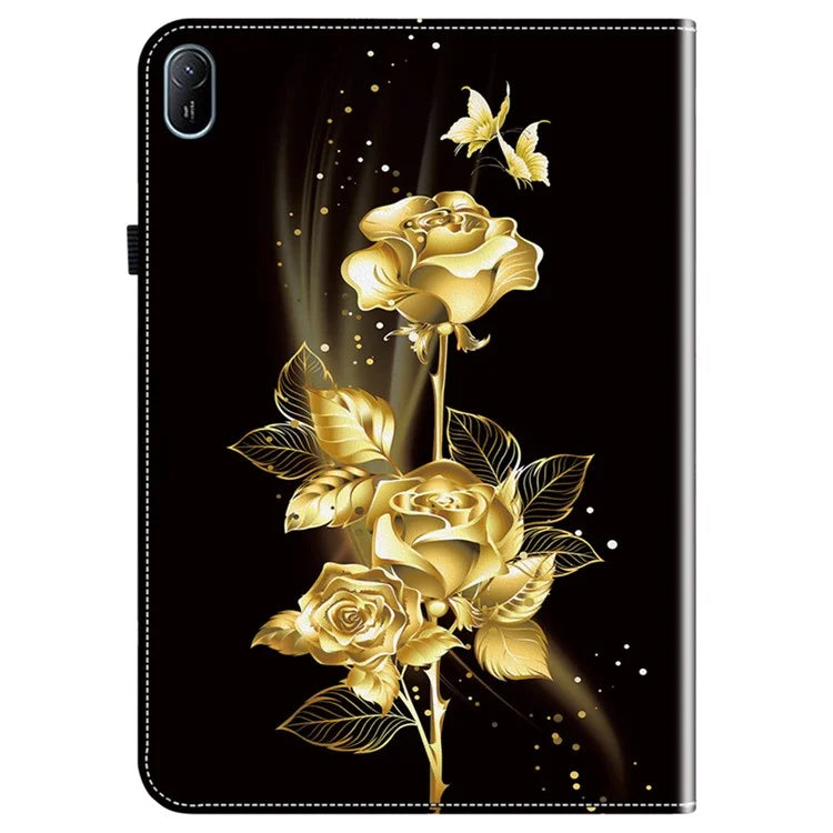 For Huawei MatePad SE 11 Case Pattern Print PU Leather Stand Tablet Cover with Card Slots