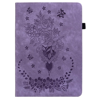 For Huawei MatePad SE 11 Case Rose Flower Protective Leather Cover with Card Holder