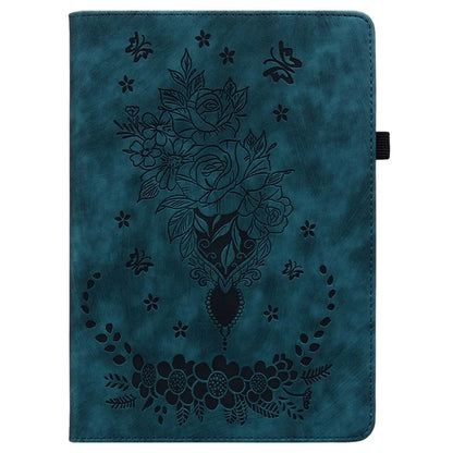 For Huawei MatePad SE 11 Case Rose Flower Protective Leather Cover with Card Holder
