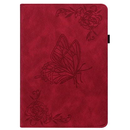 For Huawei MatePad SE 11 Case Imprinted Butterfly Flower PU Leather Flip Card Slots Tablet Cover