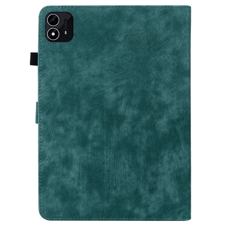 For itel Pad One Cases Tiger Imprint Anti-Scratch PU Leather Tablet Cover