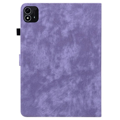 For itel Pad One Cases Tiger Imprint Anti-Scratch PU Leather Tablet Cover