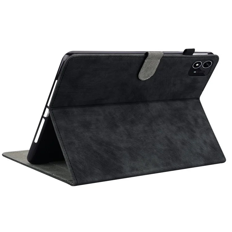 For itel Pad One Cases Tiger Imprint Anti-Scratch PU Leather Tablet Cover