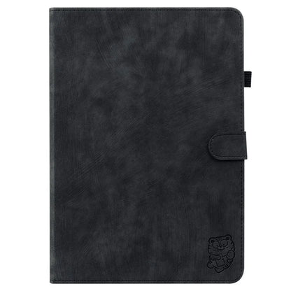 For itel Pad One Cases Tiger Imprint Anti-Scratch PU Leather Tablet Cover
