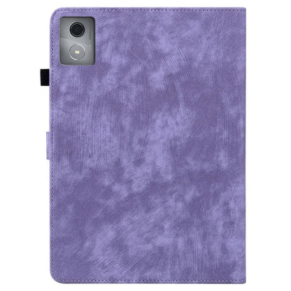 For Lenovo Tab K11 Plus Cases Anti-Slip Tiger Imprint PU Leather Tablet Cover