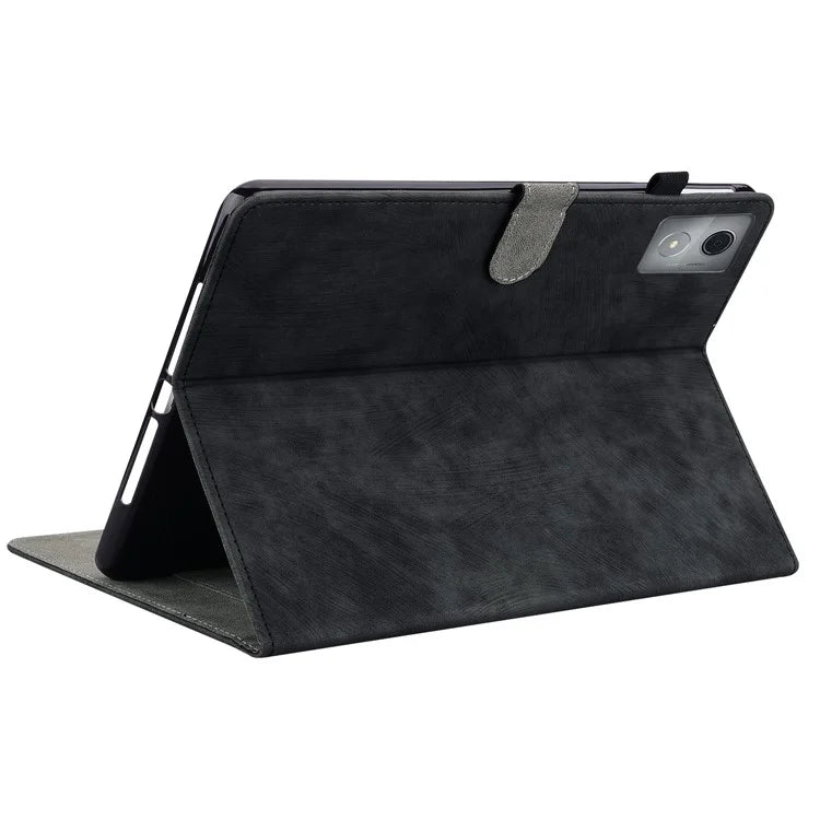 For Lenovo Tab K11 Plus Cases Anti-Slip Tiger Imprint PU Leather Tablet Cover
