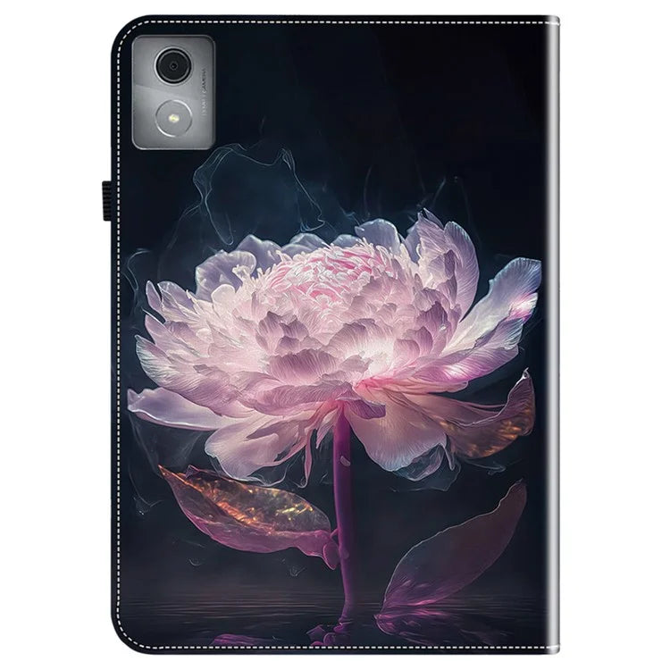 For Lenovo Tab K11 Plus Stand Case Pattern Print Card Slots PU Leather Tablet Cover