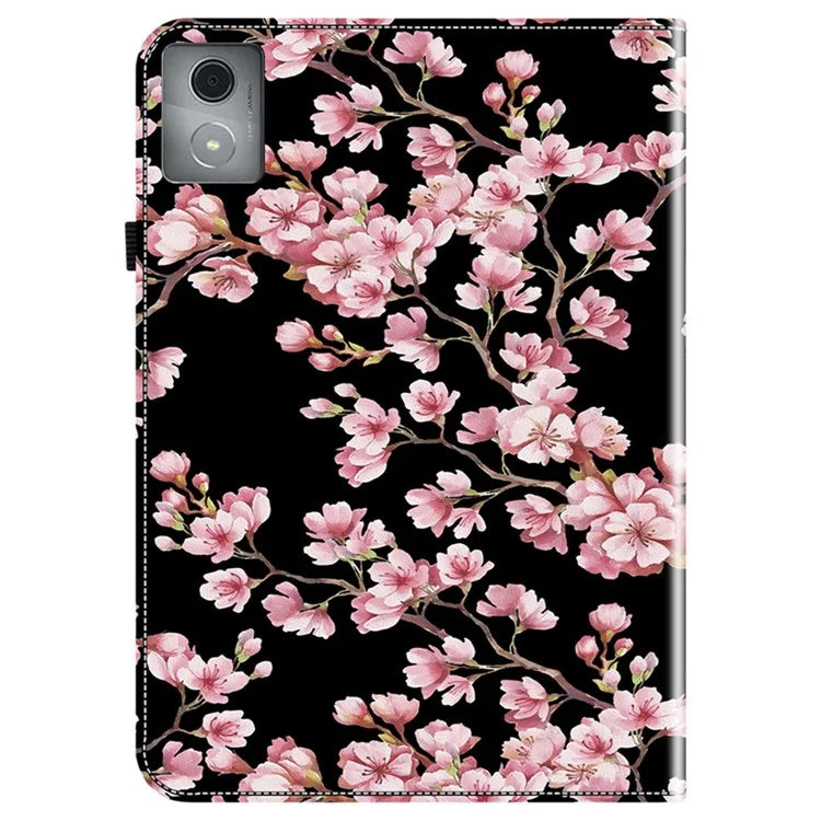 For Lenovo Tab K11 Plus Stand Case Pattern Print Card Slots PU Leather Tablet Cover