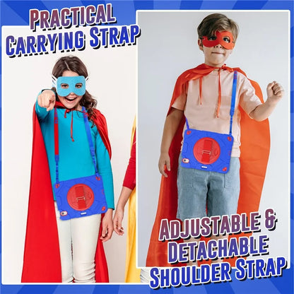 For iPad Air 11 (2024) Case Kickstand Hand Strap PC+Silicone Tablet Cover with Shoulder Strap