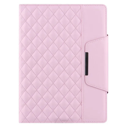 For iPad Pro 11 (2024) Case Grids Leather Tablet Cover Auto Wake / Sleep Card Holder