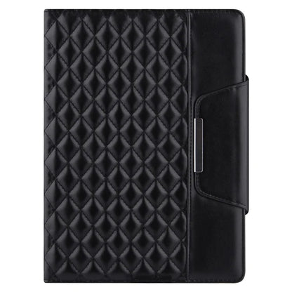 For iPad Pro 11 (2024) Case Grids Leather Tablet Cover Auto Wake / Sleep Card Holder