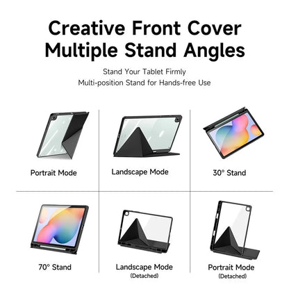 DUX DUCIS Magi Series for Samsung Galaxy Tab S6 Lite (2024) / (2022) / (2020) Case Origami Stand Leather Tablet Cover