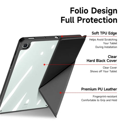DUX DUCIS Magi Series for Samsung Galaxy Tab S6 Lite (2024) / (2022) / (2020) Case Origami Stand Leather Tablet Cover