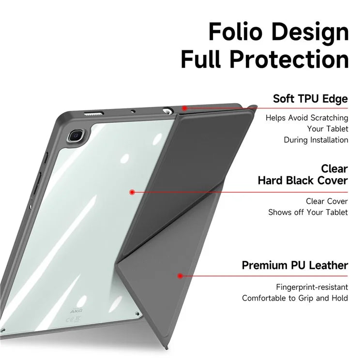 DUX DUCIS Magi Series for Samsung Galaxy Tab S6 Lite (2024) / (2022) / (2020) Case Origami Stand Leather Tablet Cover