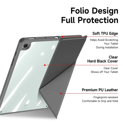 DUX DUCIS Magi Series for Samsung Galaxy Tab S6 Lite (2024) / (2022) / (2020) Case Origami Stand Leather Tablet Cover