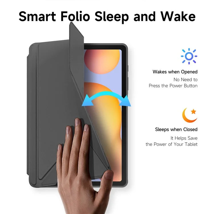 DUX DUCIS Magi Series for Samsung Galaxy Tab S6 Lite (2024) / (2022) / (2020) Case Origami Stand Leather Tablet Cover