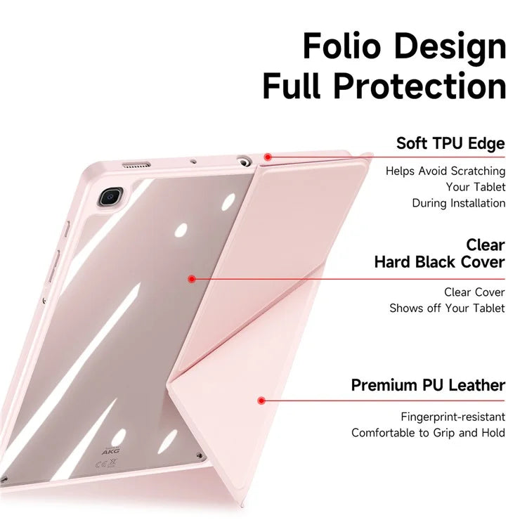 DUX DUCIS Magi Series for Samsung Galaxy Tab S6 Lite (2024) / (2022) / (2020) Case Origami Stand Leather Tablet Cover
