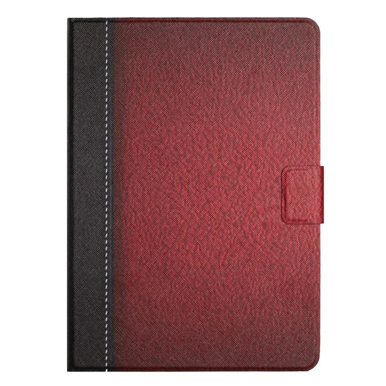 For iPad Pro 11 (2024) Cover Contrast Color PU Leather Tablet Stand Case with Card Slots