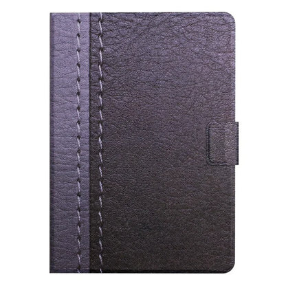 For iPad Pro 11 (2024) Cover Contrast Color PU Leather Tablet Stand Case with Card Slots