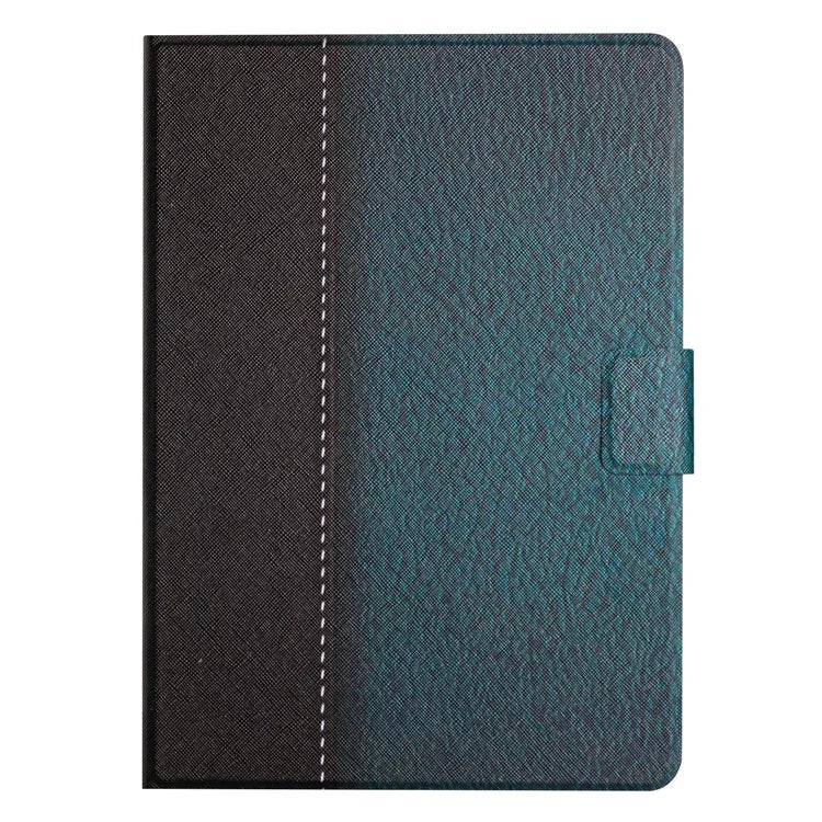 For iPad Pro 11 (2024) Cover Contrast Color PU Leather Tablet Stand Case with Card Slots