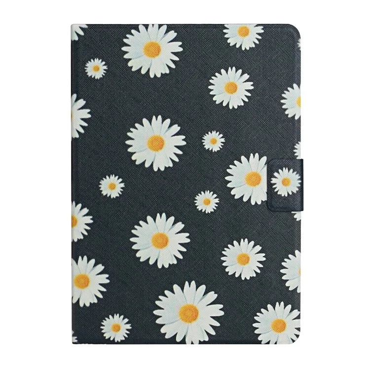 For iPad Pro 11 (2024) PU Leather Cover Pattern Printing Tablet Stand Case with Card Slots