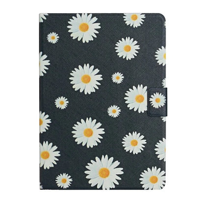 For iPad Pro 11 (2024) PU Leather Cover Pattern Printing Tablet Stand Case with Card Slots