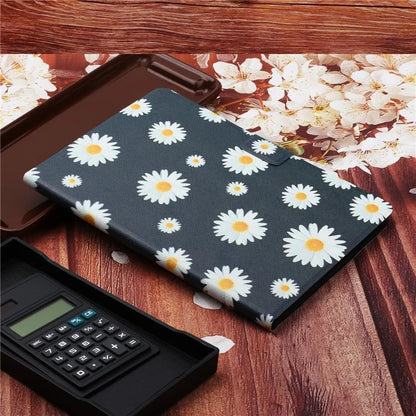 For iPad Pro 11 (2024) PU Leather Cover Pattern Printing Tablet Stand Case with Card Slots