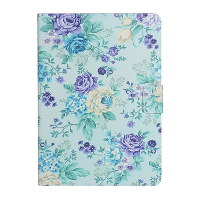 For iPad Pro 11 (2024) PU Leather Cover Pattern Printing Tablet Stand Case with Card Slots