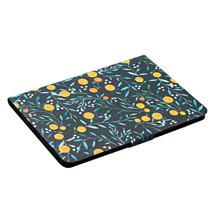 For iPad Pro 11 (2024) PU Leather Cover Pattern Printing Tablet Stand Case with Card Slots