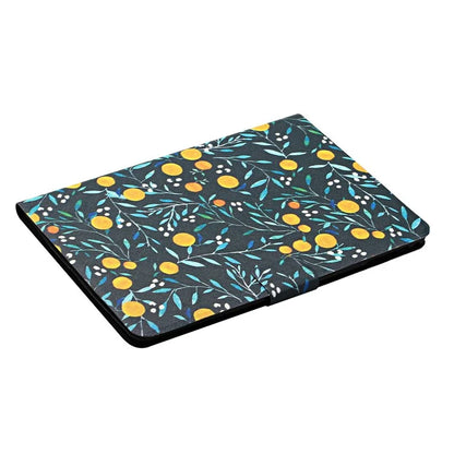 For iPad Pro 11 (2024) PU Leather Cover Pattern Printing Tablet Stand Case with Card Slots
