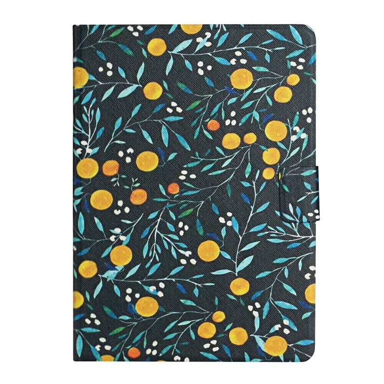 For iPad Pro 11 (2024) PU Leather Cover Pattern Printing Tablet Stand Case with Card Slots