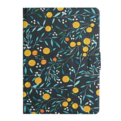 For iPad Pro 11 (2024) PU Leather Cover Pattern Printing Tablet Stand Case with Card Slots
