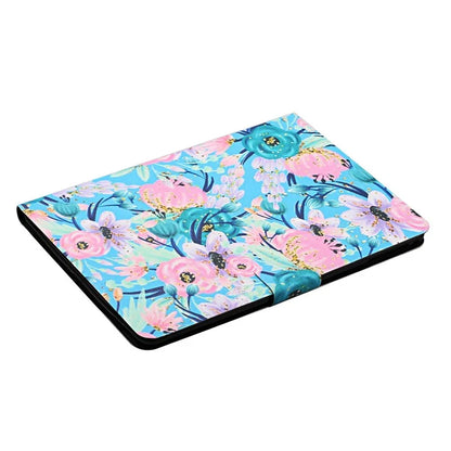 For iPad Pro 11 (2024) PU Leather Cover Pattern Printing Tablet Stand Case with Card Slots