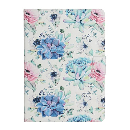 For iPad Pro 11 (2024) PU Leather Cover Pattern Printing Tablet Stand Case with Card Slots