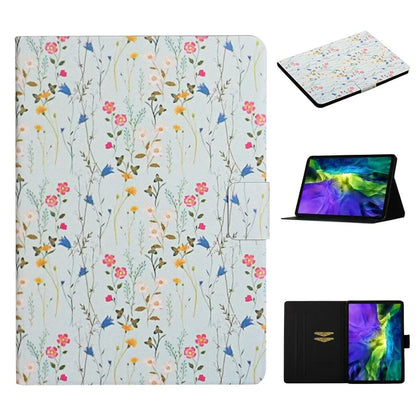 For iPad Pro 11 (2024) PU Leather Cover Pattern Printing Tablet Stand Case with Card Slots