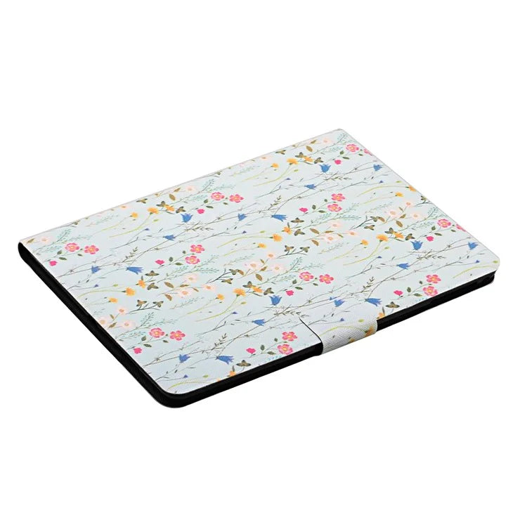 For iPad Pro 11 (2024) PU Leather Cover Pattern Printing Tablet Stand Case with Card Slots