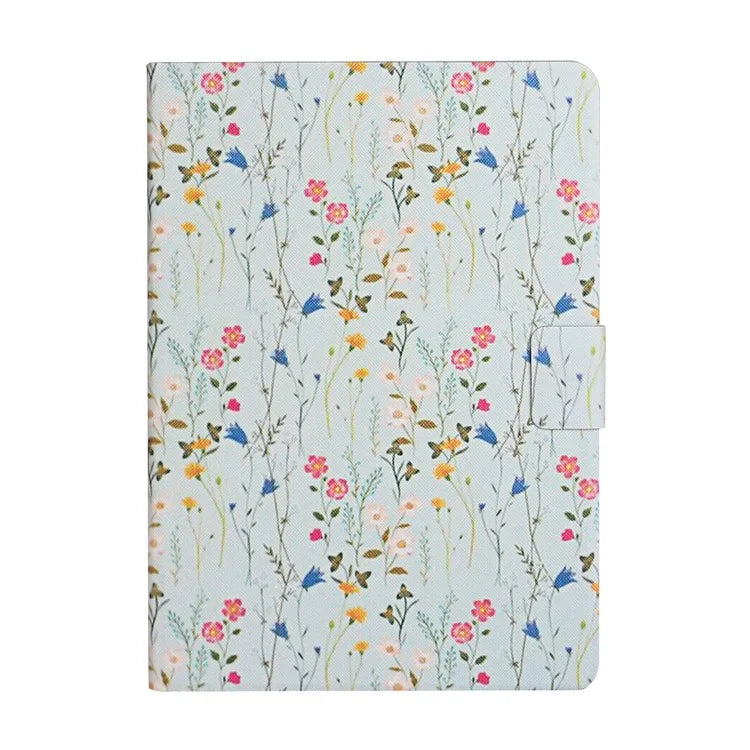 For iPad Pro 11 (2024) PU Leather Cover Pattern Printing Tablet Stand Case with Card Slots