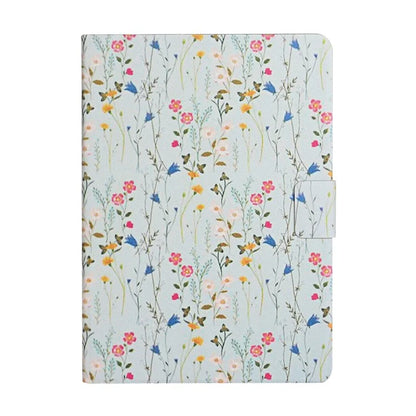 For iPad Pro 11 (2024) PU Leather Cover Pattern Printing Tablet Stand Case with Card Slots