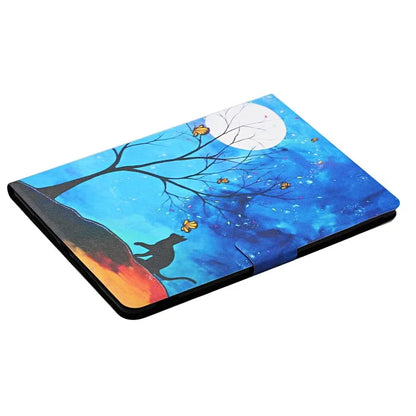 For iPad Pro 11 (2024) Cover Pattern Printing PU Leather Card Holder Tablet Case