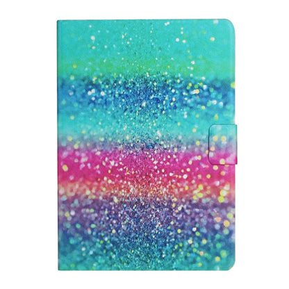 For iPad Pro 11 (2024) Cover Pattern Printing PU Leather Card Holder Tablet Case