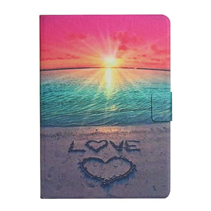 For iPad Pro 11 (2024) Cover Pattern Printing PU Leather Card Holder Tablet Case