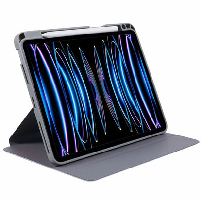 For iPad 10.9 (2022) Case Glitter Powder Gradient Color PU Leather Tablet Cover with Detachable Design