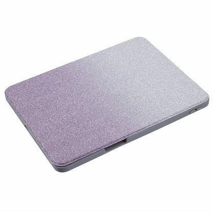 For iPad 10.9 (2022) Case Glitter Powder Gradient Color PU Leather Tablet Cover with Detachable Design