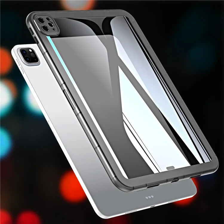 For iPad Pro 13 (2024) Case TPU Transparent Back Protective Tablet Cover